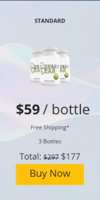 SharpEar three bottles value pack with limited-time discount, best deal for improving hearing and ear health